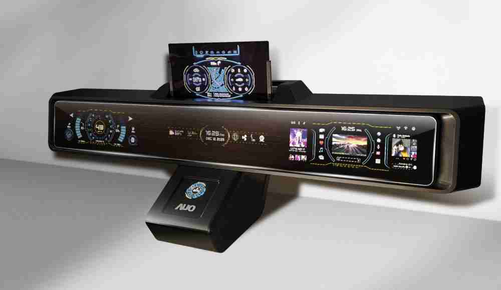 彩霸王Micro LED沉浸式车舱显示方案结合 可卷式、、可伸缩的Micro LED应用并可呈现不同的质感纹路，，展现人性化设计