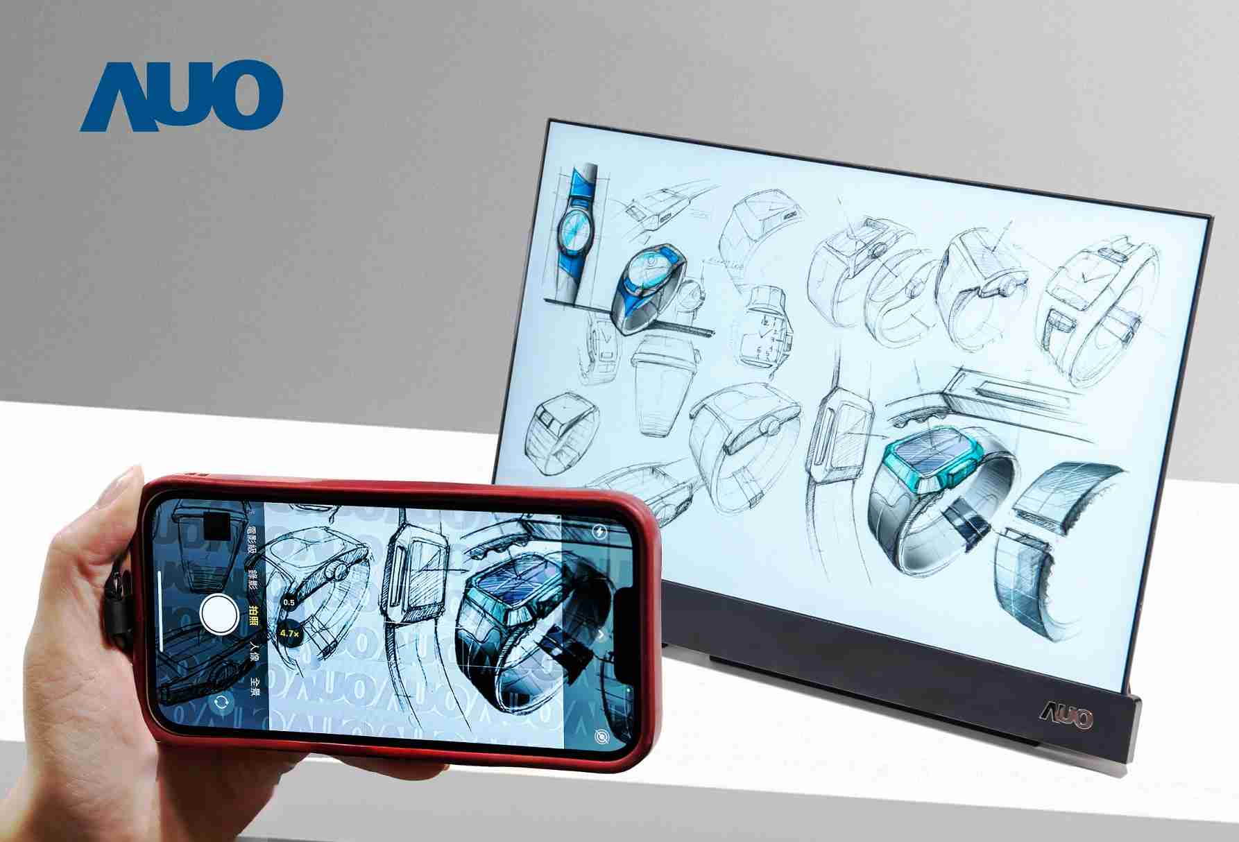 彩霸王16吋防窥显示器，，采用人眼无法察觉、、相机拍摄时才显现的隐藏式水印技术，，未来可结合AI镜头侦测周围环境，，，，实时开启或关闭水印，，，，大幅提升在公共场域使用显示器的安全性